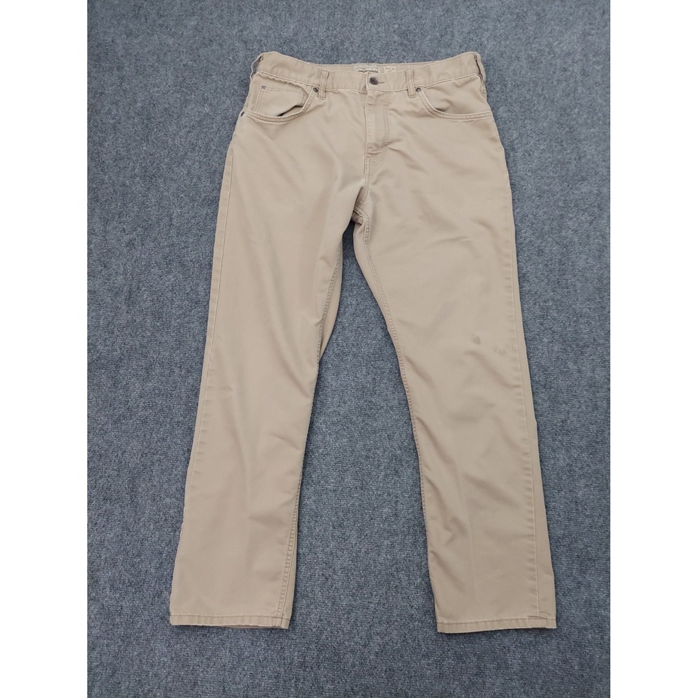 Patagonia Pants Mens 36x32 Beige Chino Khaki Iron Clad Distressed Worn Wear
